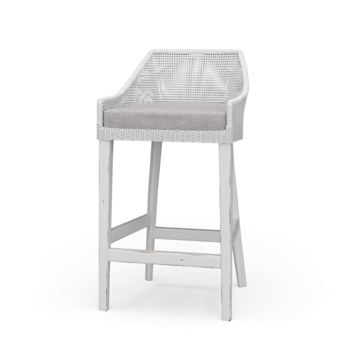 69bc8eda0df99c565668f74e8aa3bbfe Savanah Rattan Counter Stool W/ Seat Cushion - Image 1