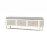 Lexington Bench W/ Rattan - Image 6