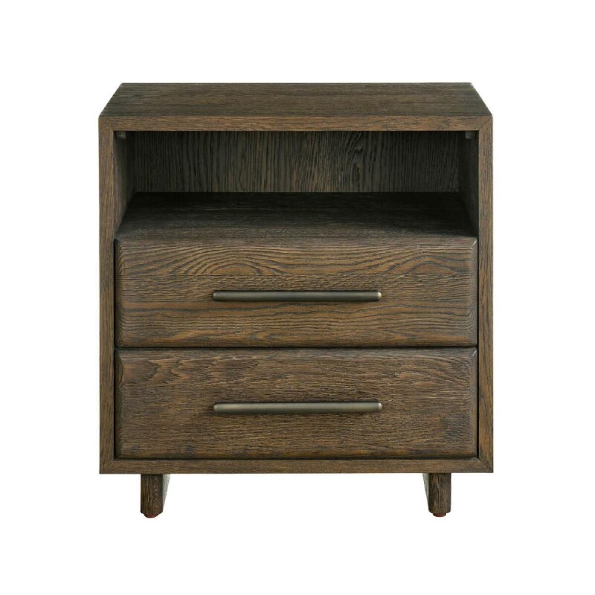 69f1720d234aaa1502e024aac9e93c85 Modern Sable Open Storage Nightstand - Image 1
