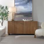 Kellem 4 Door Cabinet Dining Storage Brown 19