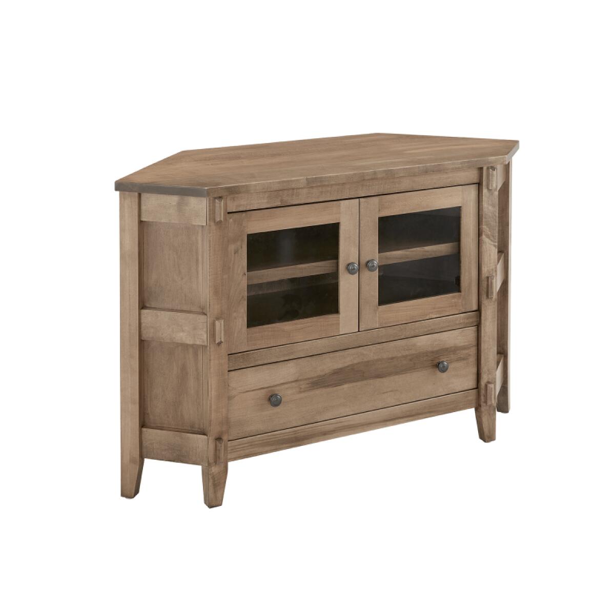 Amish Essentials 49″W Corner Console Entertainment Stands Archbold Furniture 2 Amish Essentials 49″W Corner Console Entertainment Stands Archbold Furniture 2