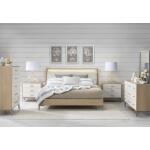 Complete Upholstered Bed King 6/6 - Image 7