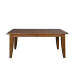 Treasures Rectangular Leg Table – Oak Dining Tables Brown 9