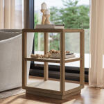 Cohan End Table W/ Wood Shelf - Image 3