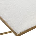 Avenham Bench, Gold - Image 8