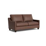 True Custom™ True Custom® Leather Slope Arm Studio Sofa - Image 3