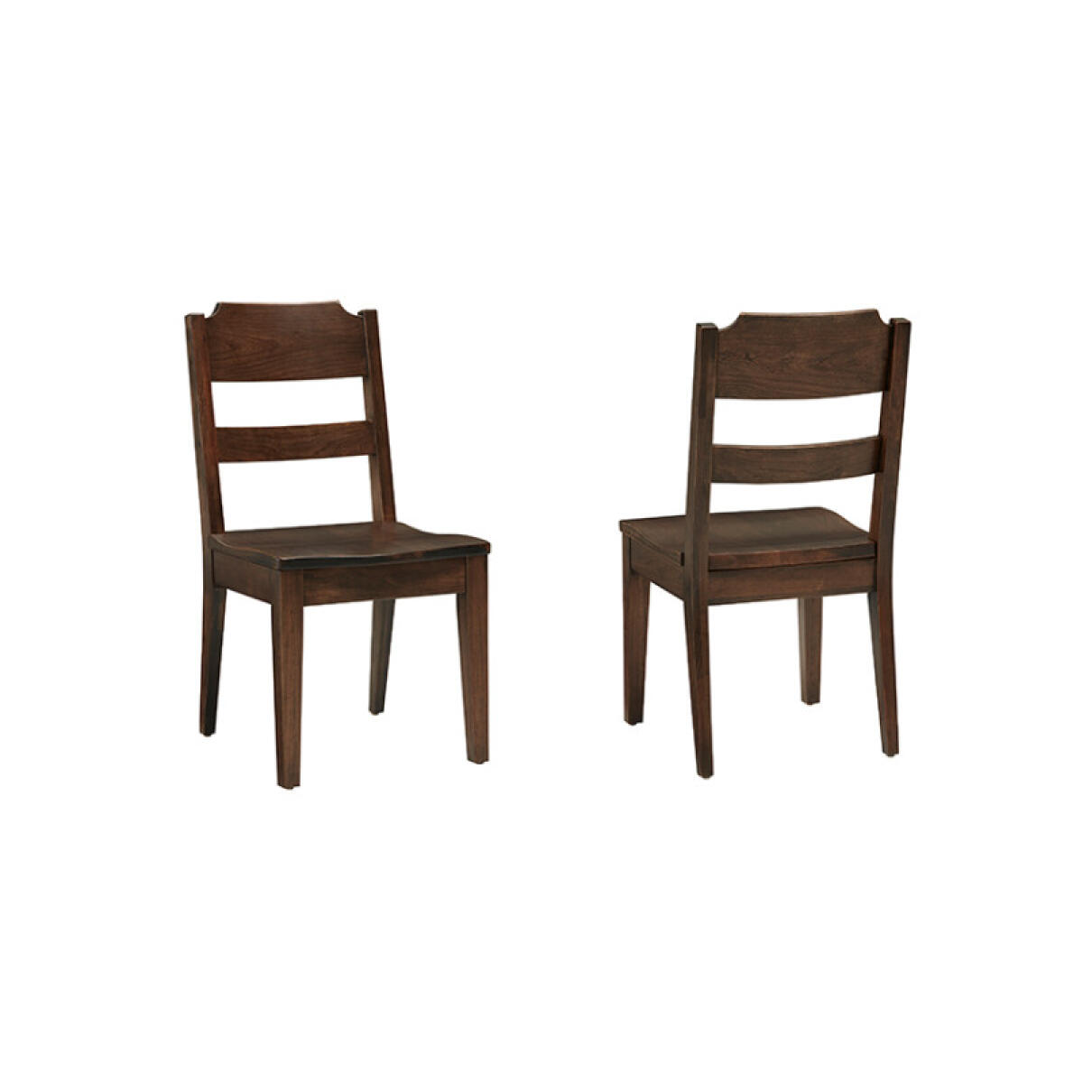 Crafted Cherry Dining by Ben & Erin Napier LADDERBACK SIDE CHAIR Chairs & Benches Brown 2 Crafted Cherry Dining by Ben & Erin Napier LADDERBACK SIDE CHAIR Chairs & Benches Brown 2