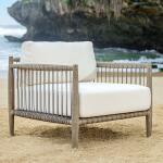 Borneo Outdoor Lounge Chair Outdoor Chairs Cream 45