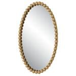 Serna Oval Mirror, Gold - Image 5