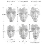 Self-portrait Wall Decor, White, S/6 Wall Decor Uttermost 17