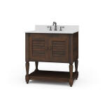 Cottage Guest Vanity W/ Sink & Marble Top