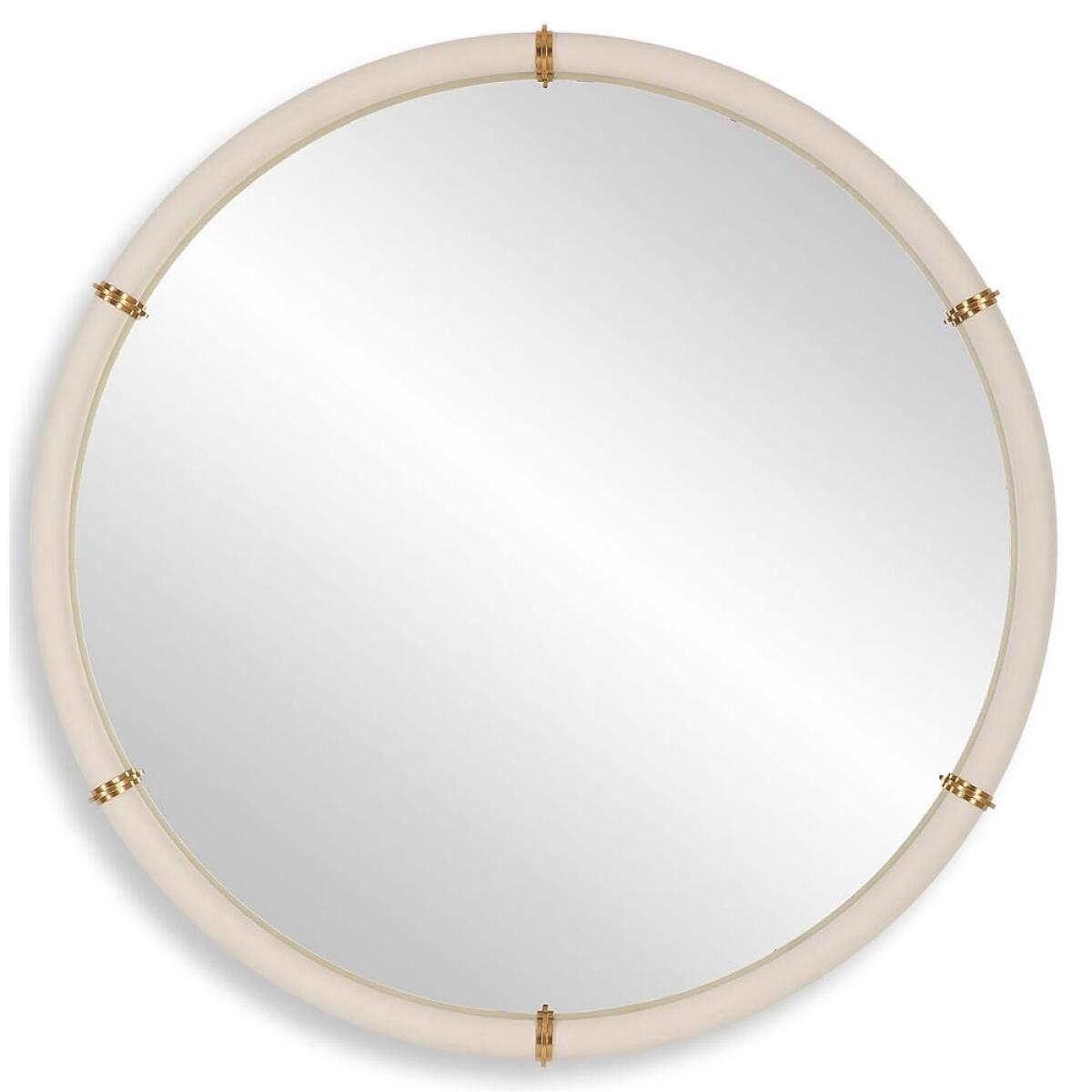 6b3350f1bdf4748a746e24cb16488d2d Cyprus Round Mirror - Image 1