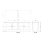 Corte 4 Door Sideboard - Image 8