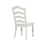 Magnolia Manor Ladder Back Side Chair (RTA) Chairs & Benches Antique White & Weathered Bark 16
