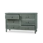 Oasis Rattan 6 Drawer Dresser Dressers Blue 21
