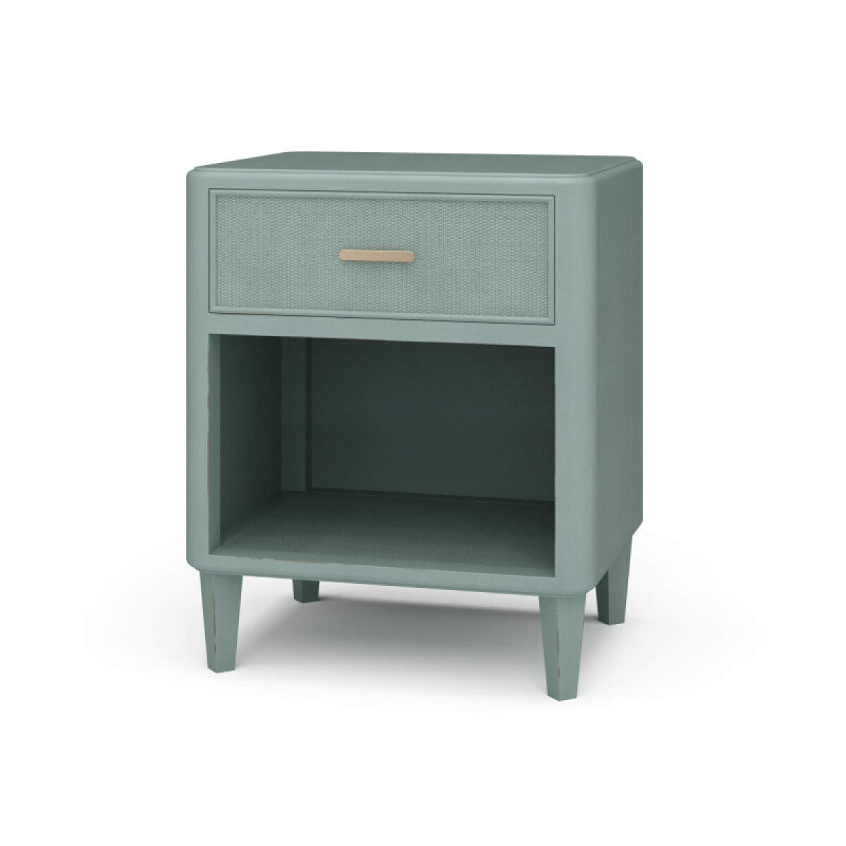 6bba9b391e6ae8331b1018870f31e721 Lexington 1 Drawer Bedside Table W/ Rattan - Image 1