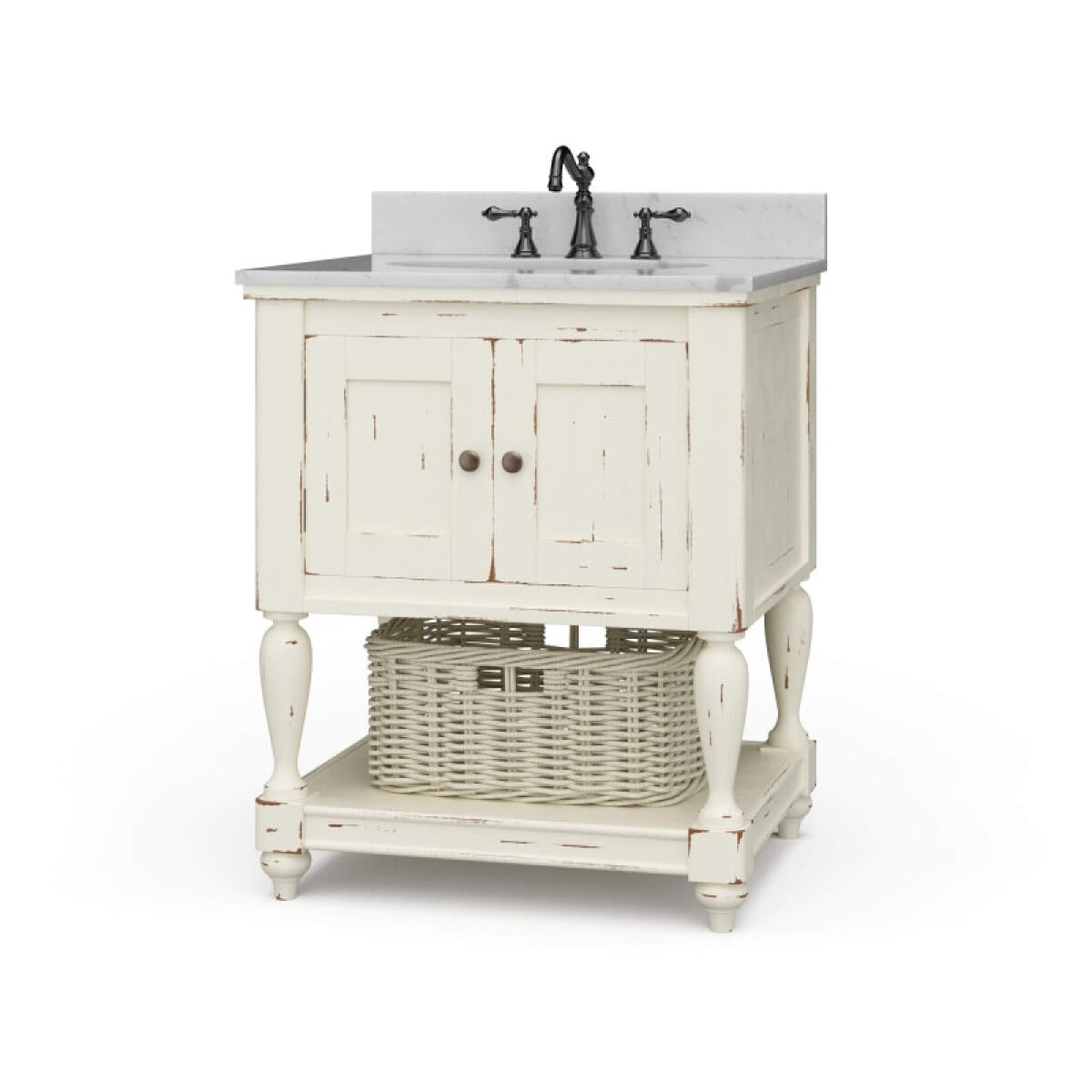 6bd004a6cd3cad3953b3b0021713c188 Jefferson Single Vanity W/ Sink & Marble Top - Image 1