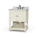 Jefferson Single Vanity W/ Sink & Marble Top