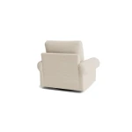 True Custom™ True CustomÂ® Large Panel Arm Swivel Chair Chairs Bassett Furniture 12