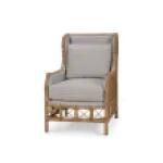 Hampton Rattan Wing Chair - Image 5
