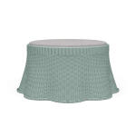 Newport Rattan Ottoman W/ Cushion