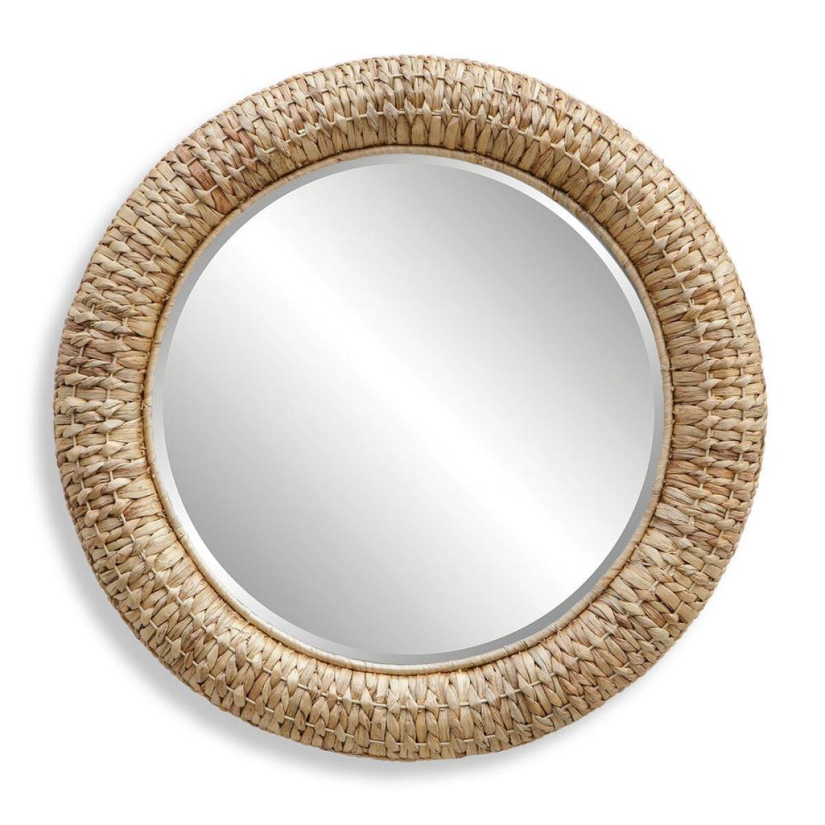 Twisted Seagrass Round Mirror Mirrors Brown 2 Twisted Seagrass Round Mirror Mirrors Brown 2