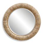 Twisted Seagrass Round Mirror Mirrors Brown 10