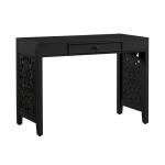 Trellis Lane Accent Writing Desk- Black Desks Desks 15