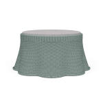 Newport Rattan Ottoman W/ Cushion