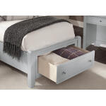 Bonanza Twin Mansion Storage Bed - Grey Finish - Image 4