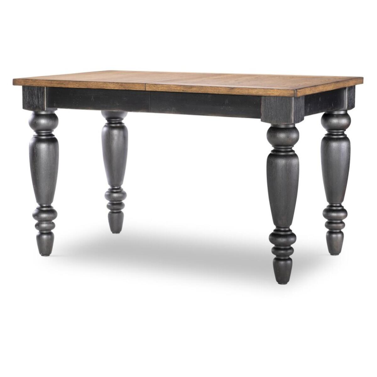 6c85bd82d1b79a498b4d970dad49be58 Chimney Leg Counter Height Table Barnwood Oak And Kettle Black CLH4016-923 - Image 1
