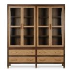 Kagu 4 Door Tall Cabinet W/ Premium Rattan - Image 6