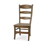 Peg & Dowel Ladder Back W/ Wooden Seat - Image 5