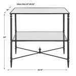 Henzler Lamp Table, Steel - Image 8