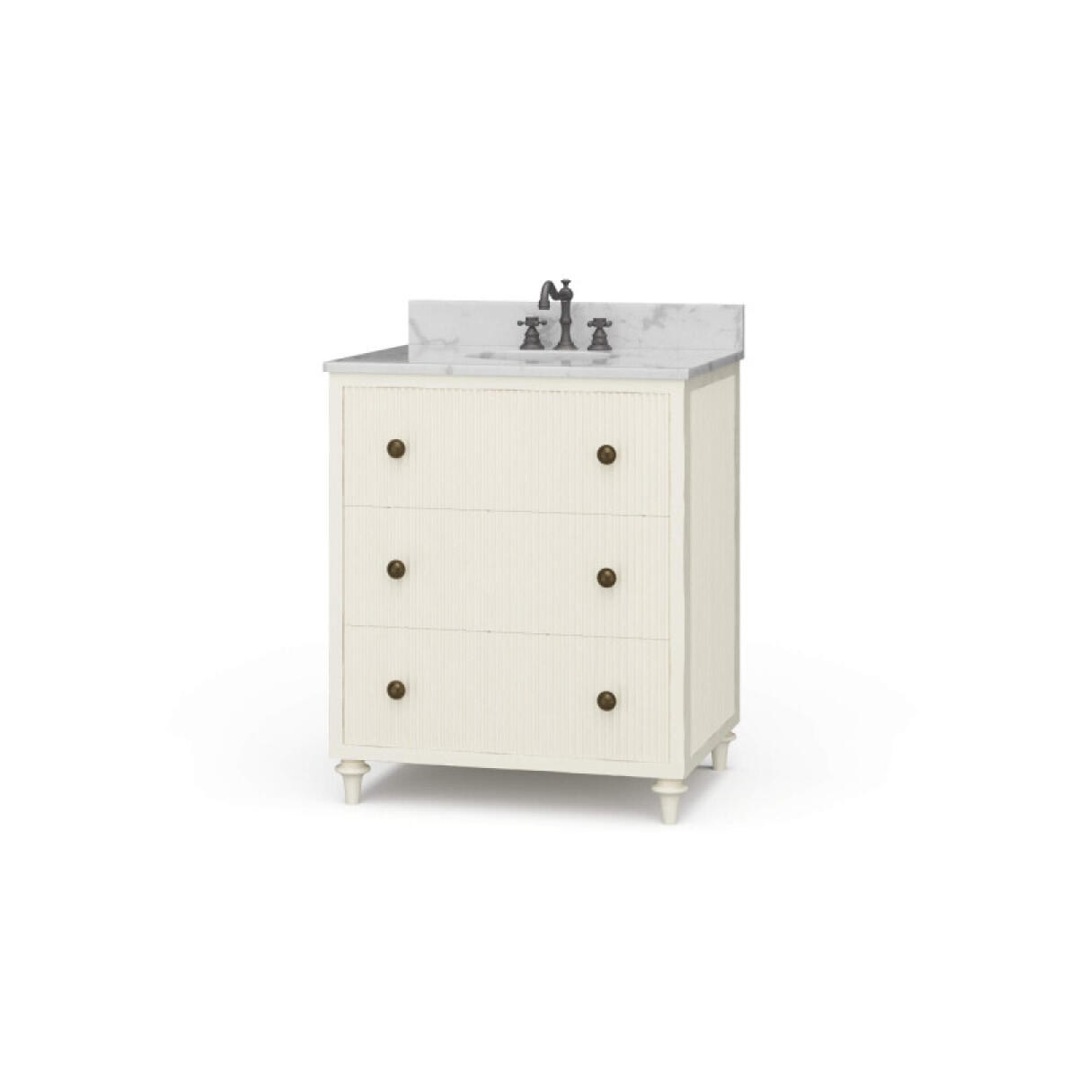 6cb285e56b8aeb1e1cbd80175399de97 Kraton Single Vanity W/ Sink & Marble Top - Image 1