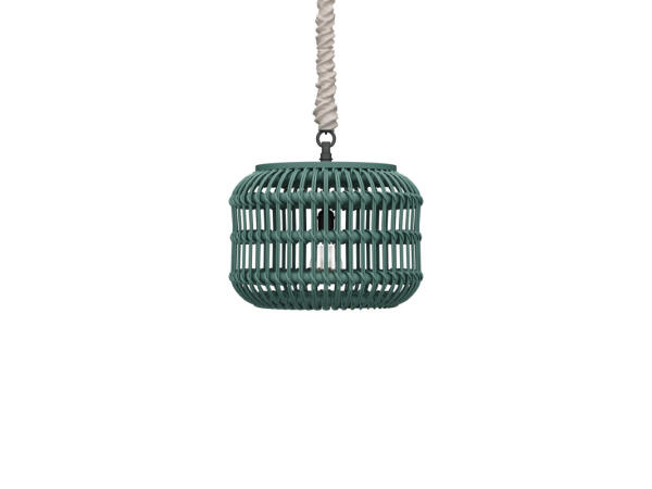 Oceana Rattan Pendant Small Lighting Bramble