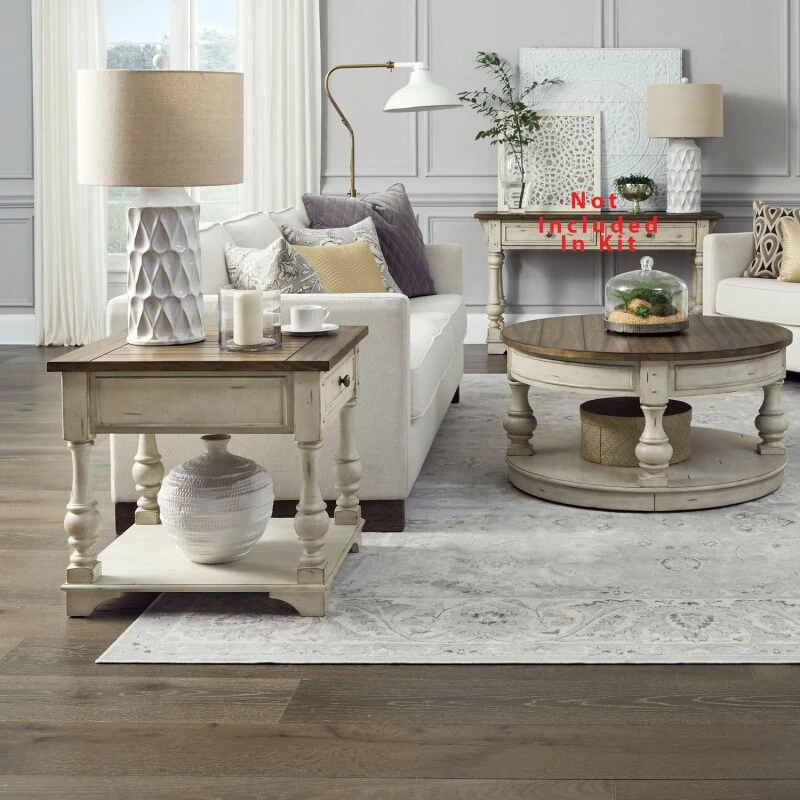 6cd3efc12519c4e988a7c163c49516fe Morgan Creek Opt 3 Piece Set (1-Cocktail 2-End Tables) - Image 1