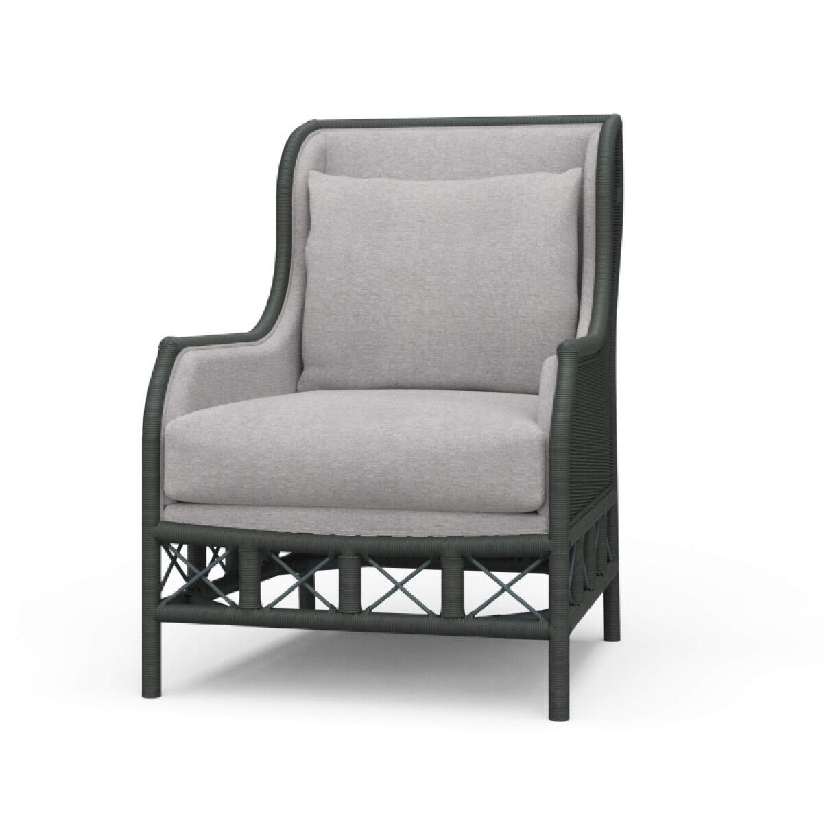 6cf1ef1763789d6bfd6a160054b3b1c0 Hampton Rattan Wing Chair - Image 1
