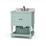 Jefferson Single Vanity W/ Sink & Marble Top