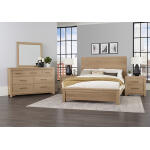 Crafted Cherry Bedroom by Ben & Erin Napier Ben's Plank Bed - Image 5