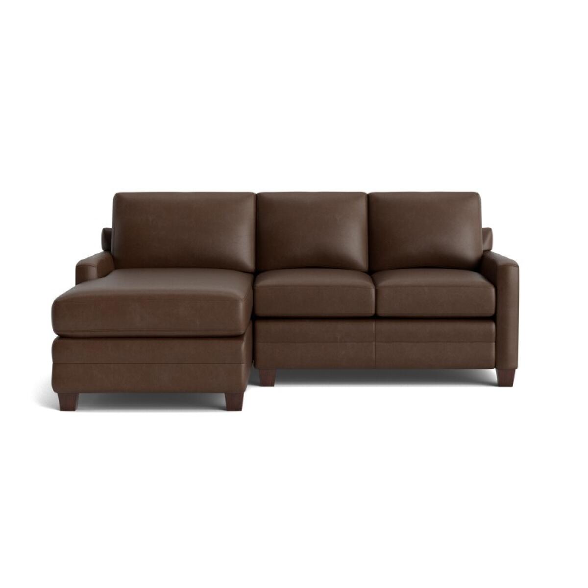 6d2c0c31964bd08994c9c49bbc8a1717 Carolina Leather Track Arm Chaise Sectional - Image 1