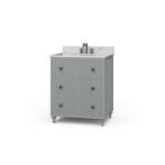 Kraton Single Vanity W/ Sink & Marble Top - Image 3