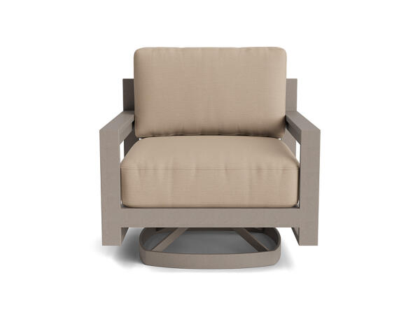 Bonavista Outdoor Track Arm Swivel Rocker Outdoor Chairs Bassett Furniture