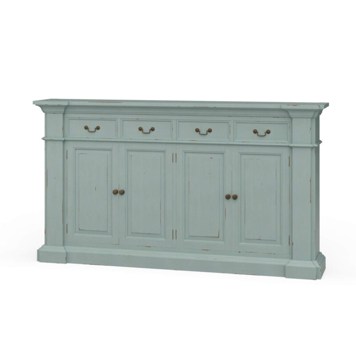 Roosevelt 4 Door 4 Drawer Sideboard Dining Storage Blue 2 Roosevelt 4 Door 4 Drawer Sideboard Dining Storage Blue 2