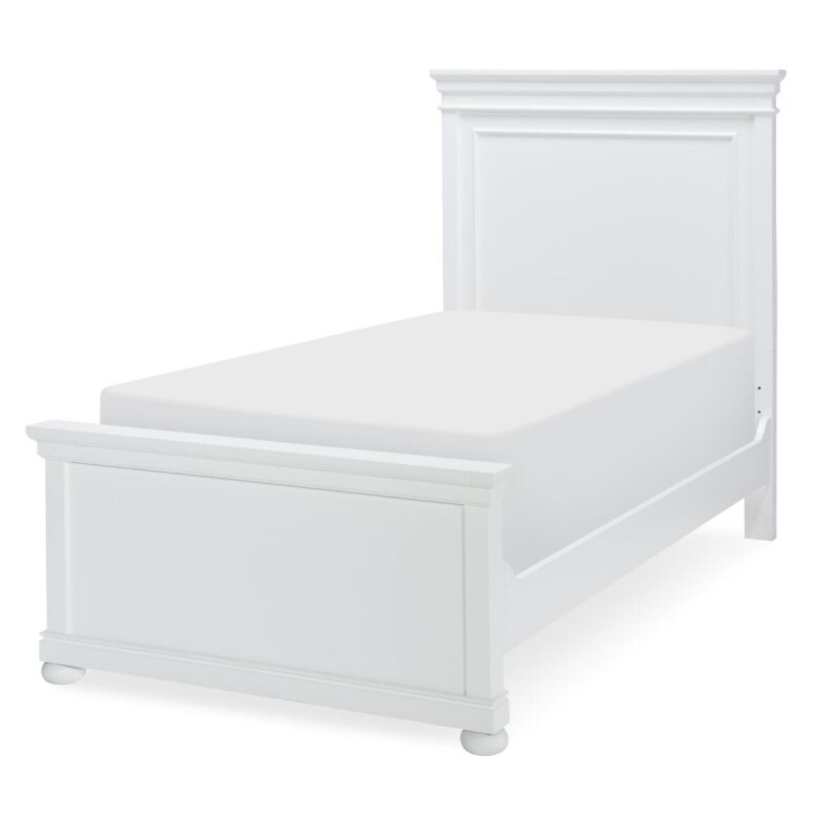 6dbf912c07c7229de9183b5da5b1685b 3815 Canterbury 2.0 LK Complete Panel Twin Bed White Finish - Image 1
