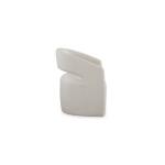 Aries Upholstered Dining Chair with Casters - Image 3