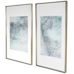 Undulating Oro Framed Prints, S/2 Art Art 12