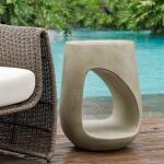 Lithos Indoor-outdoor Accent Table Chairside Tables Chairside Tables 14