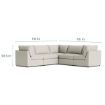 Beckham Modular L-Shaped Sectional - Image 4