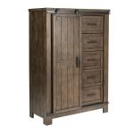 Thornwood Hills Sliding Door Chest Chests Brown 15